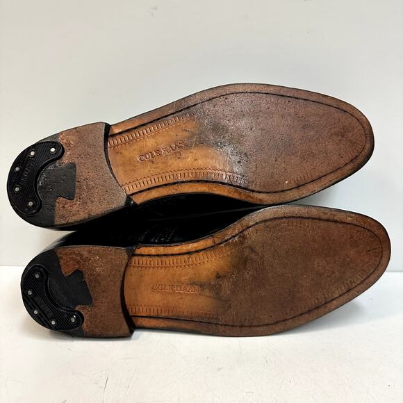 VGUC Rancourt & Co x Cole Haan Black Calf Wingtip Derby Made in Maine USA 10.5 D